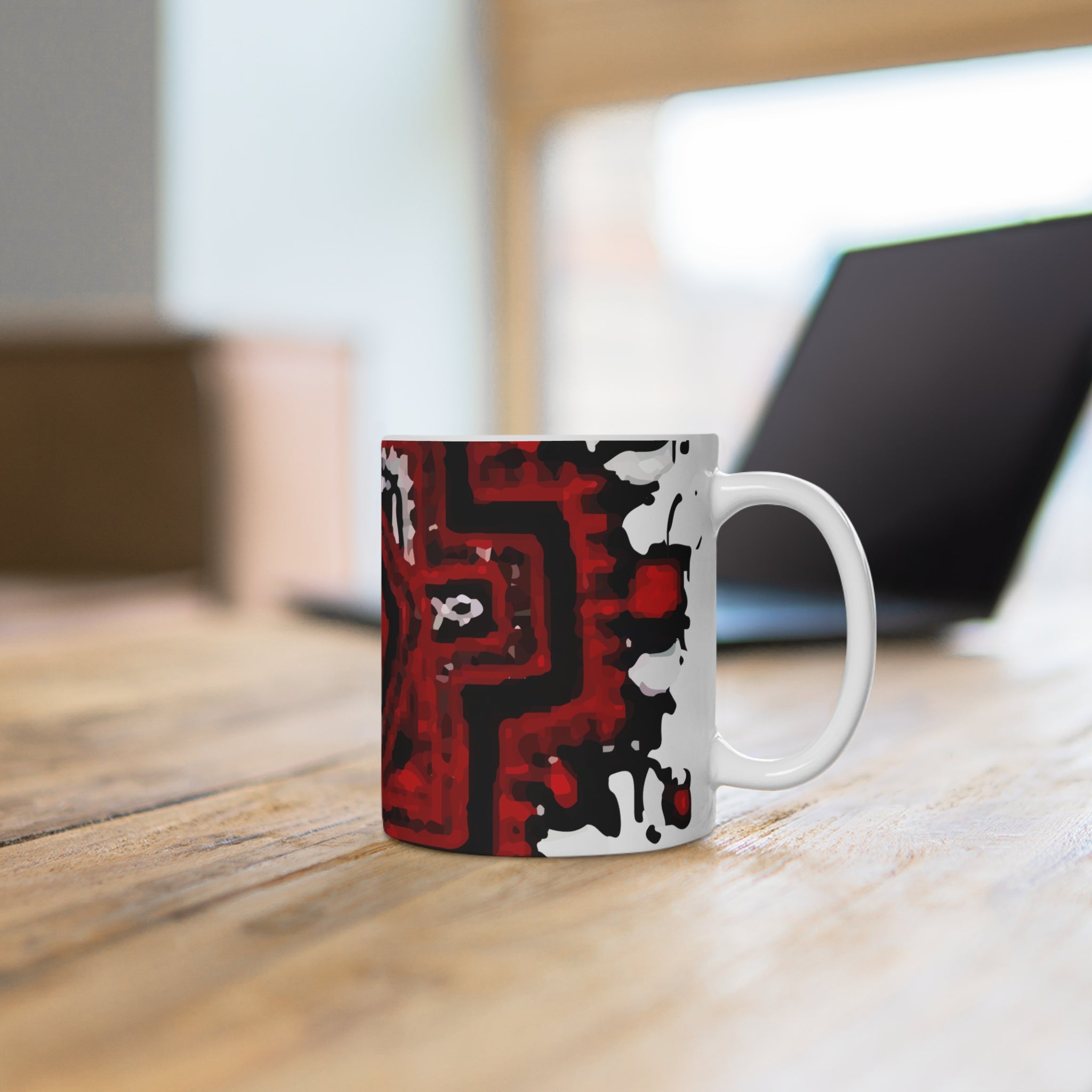 Dochi Red Ceramic Mug