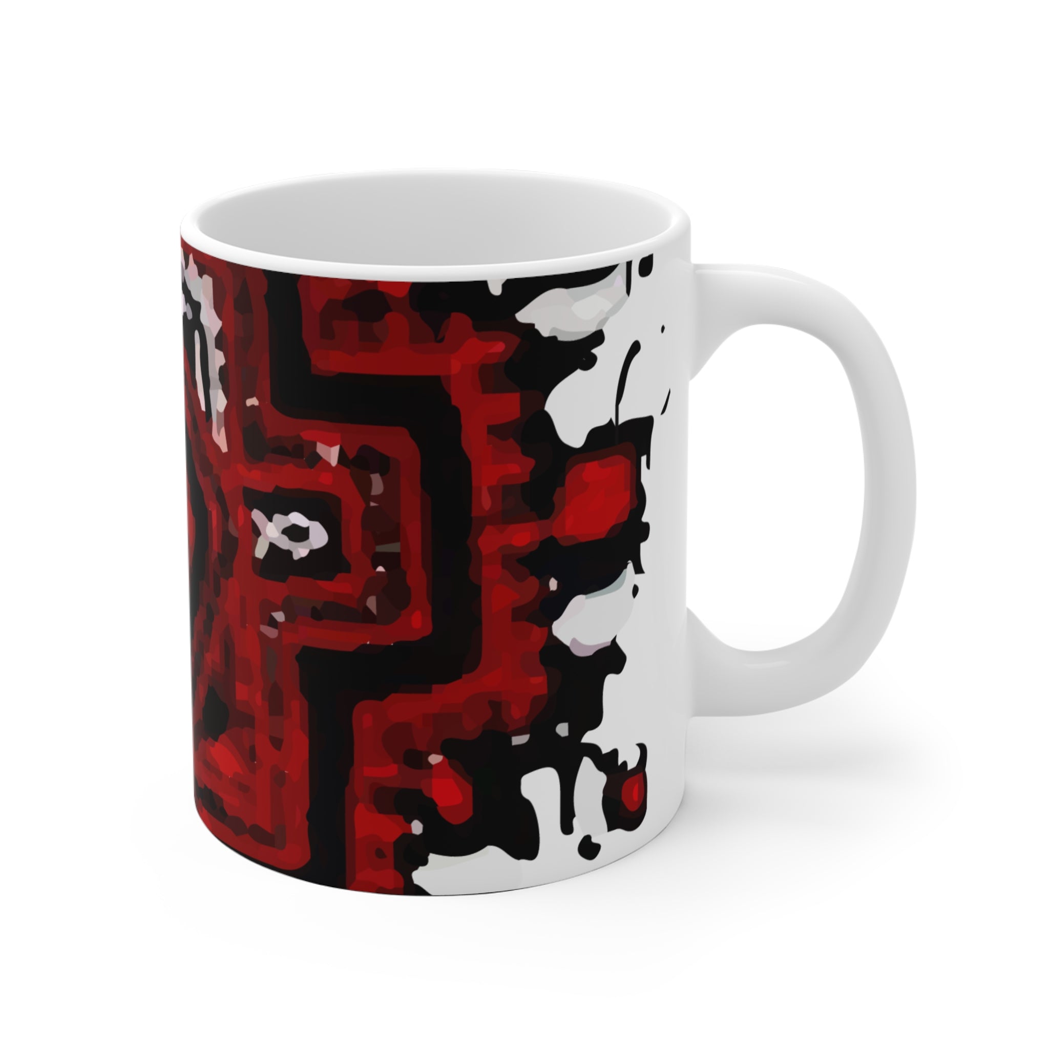 Dochi Red Ceramic Mug